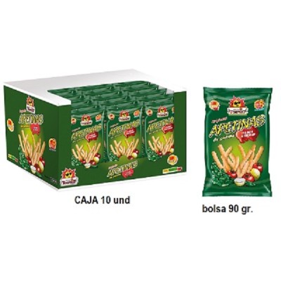 Apetinas KETCHUP TOSFRIT bolsa 90 grs caja con 10 uds