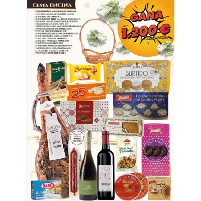 CESTA ENCINA (paleta Iberica)