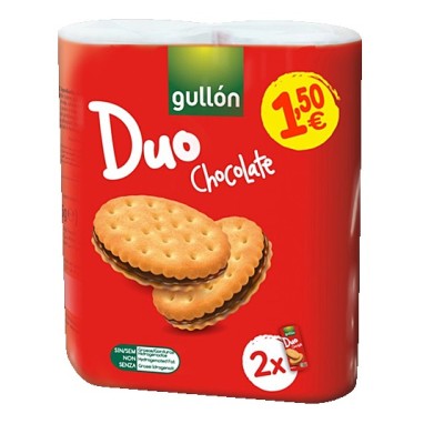 Gullon DUO PACK 290 grs caja de 12 uds-Precio 1 ud