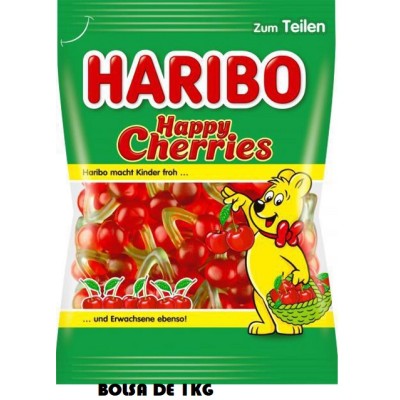 CEREZA Brillo bolsa 1kg. Gominolas HARIBO