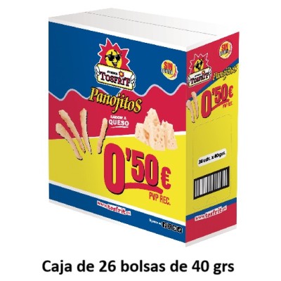 PANOJITOS caja de 26 uds de 40 grs de TOSFRIT