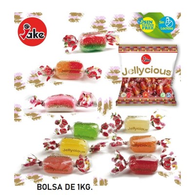 Caramelos JELLI de Jake JELYCIUS SURTIDO Bolsa 1kg.