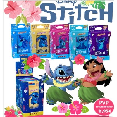 TINBOX STITCH (2) 2025/26 panini 1x5 uds