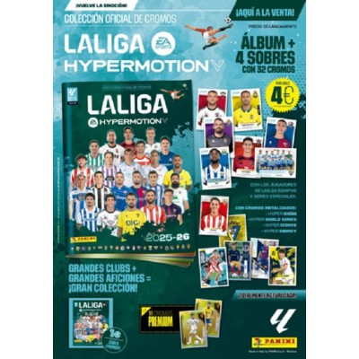 Album con 4 Sobres HYPERMOTION 2025/26 Panini