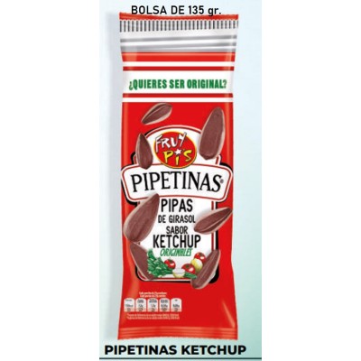 Pipas pipetinas Ketchup 135 grs