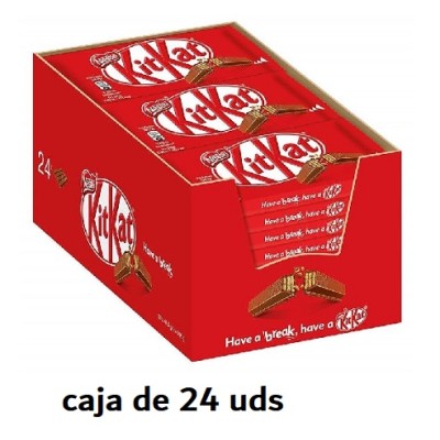 KIT KAT choco leche  41'5 grs. caja 24 uds.