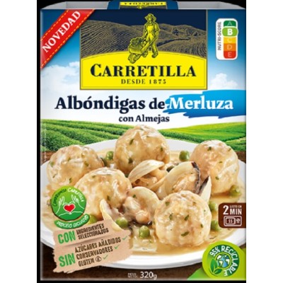 Albondigas de Merluza con Almejas de CARRETILLA