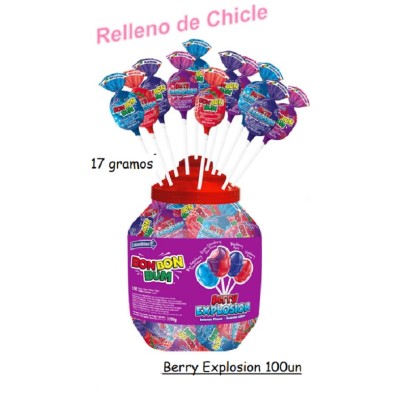 BONBON BUM Berry Explosion 100 unds.