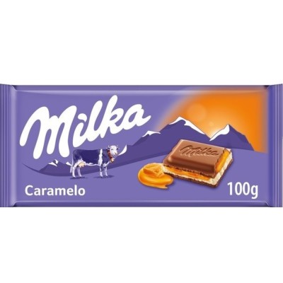 TABLETA Milka CARAMELO 23 uds de 100 grs (precio 1 ud)