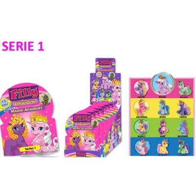 Sobres 3D FILLY UNICORN Magic Academy SERIE 1