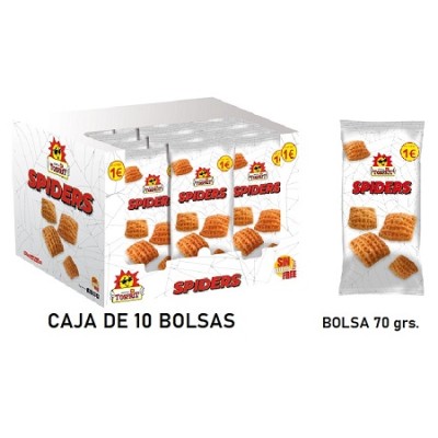 SPIDERS 10 uds de 70 grs caja con 10 uds