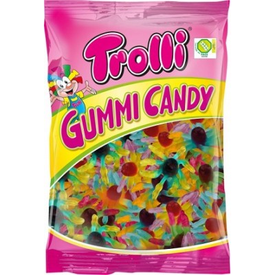 Pulpos Brillo Golosinas TROLLI 1kg.(80 uds.aprox)