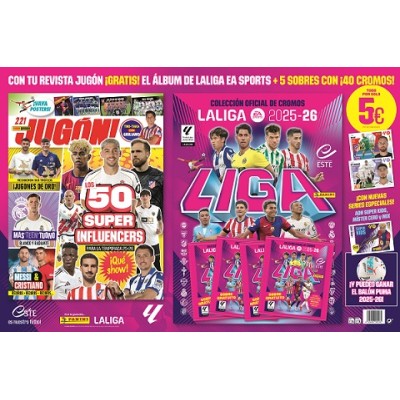 CARTON JUGON+4 Sobres 2025/26 PANINI