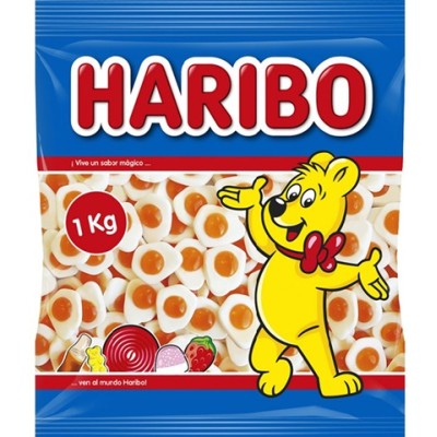 gominola HUEVOS BRILLO HARIBO bolsa 1kg