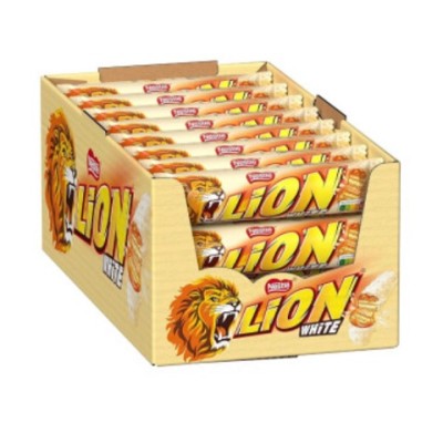 LION  WHITE Nestle  42 grs caja de 24 uds