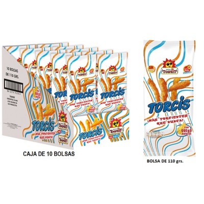 TORCIS Queso TOSFRIT bolsa 110 grs caja con 10 uds