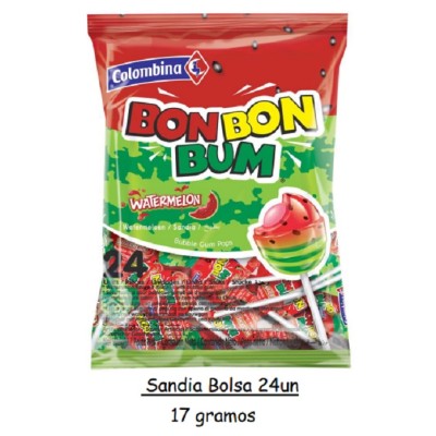 BONBON BUM Watermelon bolsa de 24 und