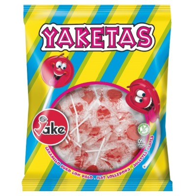 Piruletas JAKE de caramelo sabores surtidos 150 uds