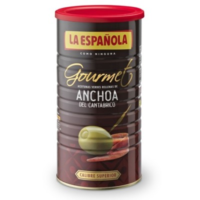 Aceitunas La Española Rellenas ANCHOA Gourmet 2kg.