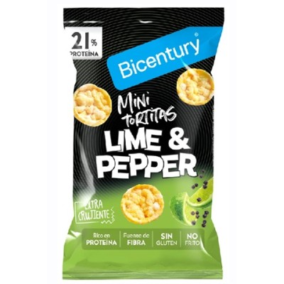 Mini Tortita PROTEINAS LIMA&PEPPER 60 grs caja de 10 uds.