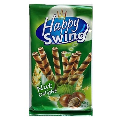 BARQUILLOS Rellenos Crema de Avellana 150 grs con 16 uds