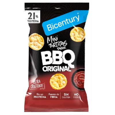 Mini Tortita PROTEINAS BARBACOA 60 grs. caja 10 uds.