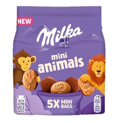 Milka MINI ANIMALS 99'5 grs.caja de 8 uds.