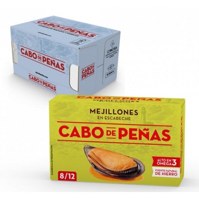 MEJILLON chile ESCABECHE 13/18 caja 24 uds.