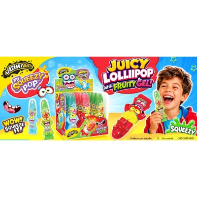 Paleta y Caramelo de gel 12 uds