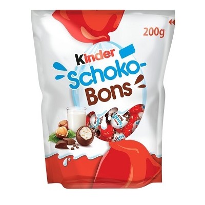 KINDER Schocobons 200 grs.caja de 18 uds.