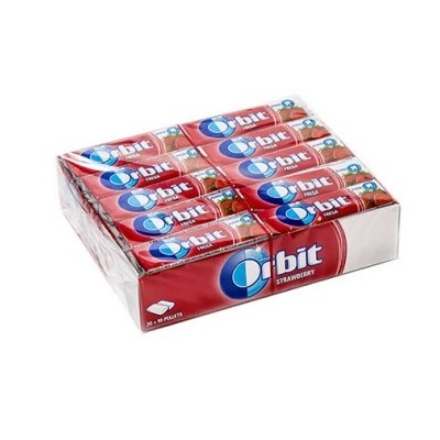 Chicle orbit Gragea sabor fresa estuche 30 uds