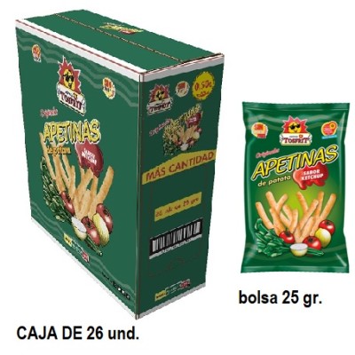Apetinas KETCHUP TOSFRIT bolsa 25 gr