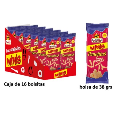PANOJITOS de Tosfrit Bolsa Mini con 34 grs