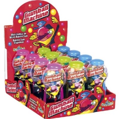 Máquina de bolas CANDY GANS estuche de 12 uds.