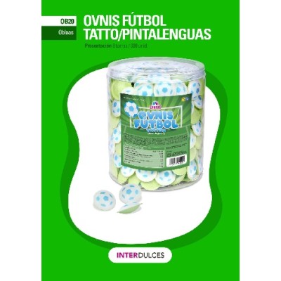 OVNIS FUTBOL Pintalenguas 300 uds