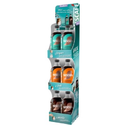 Expositor NESCAFE LIQUIDO Concentrado 5+1 Botellas