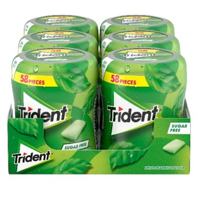 Chicles Trident BOTE de Hierbabuena 82'5 grs.