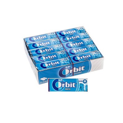 Chicle Orbit Gragea menta estuche 30 uds