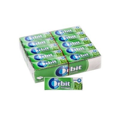 Chicle Orbit Gragea Hierba Buena estuche 30 uds