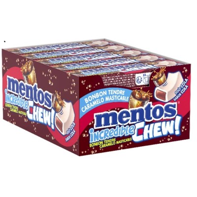 Caramelos masticables MENTOS INCREIBLE sabor Cola