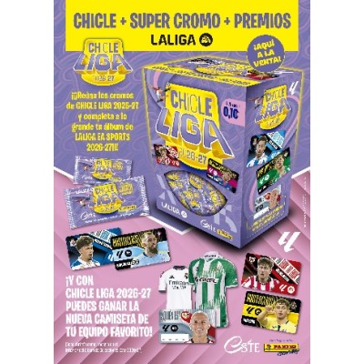 CHICLE+Cromo Liga 150 uds.