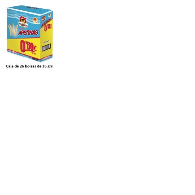 APETINAS SAL de Tosfrit bolsa 25 grs (precio venta marcado)