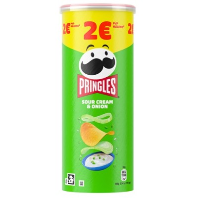 PRINGLES Sour Cream 125grs.x19uds.Pvp 2'00 eur