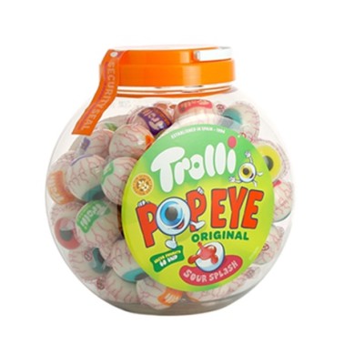 Ojos Rellenos Golosinas TROLLI 60 uds