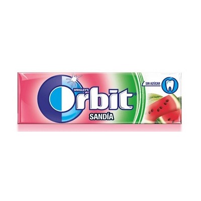Chicles Orbit Gragea Sandia estuche 30 uds
