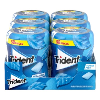Chicles Trident Bote sabor MENTA 82,5 grs