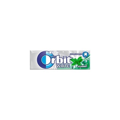 Chicle Orbit White sabor Hierbabuena estuche 30 uds