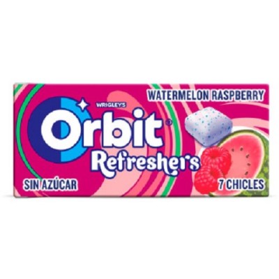 Chicles Orbit Refresher,s Watermelon 16 uds