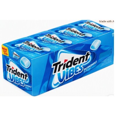 TRIDENT VIBES MENTA peppermint 16 uds de 21 grs