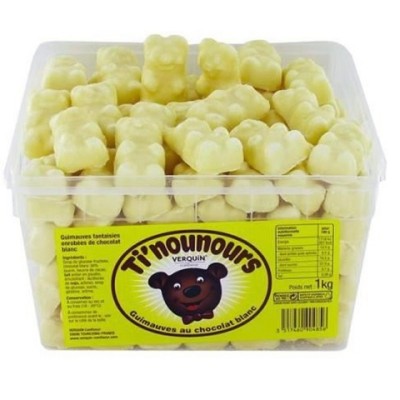 OSITOS CHOCOLATE BLANCO 100 und.